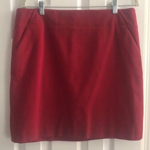 LOFT Deep Red Skirt 💃🏻